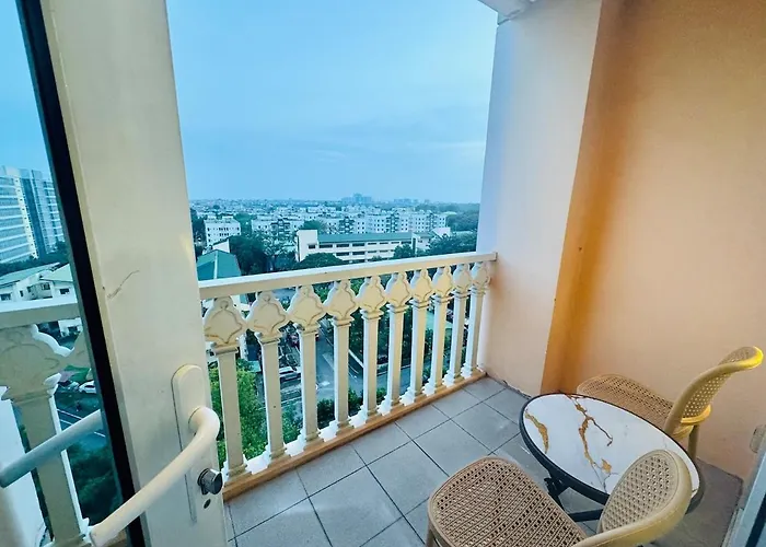 Apartment Venice Luxury Residences With Balcony Pool And Netflix Near Bgc Manila