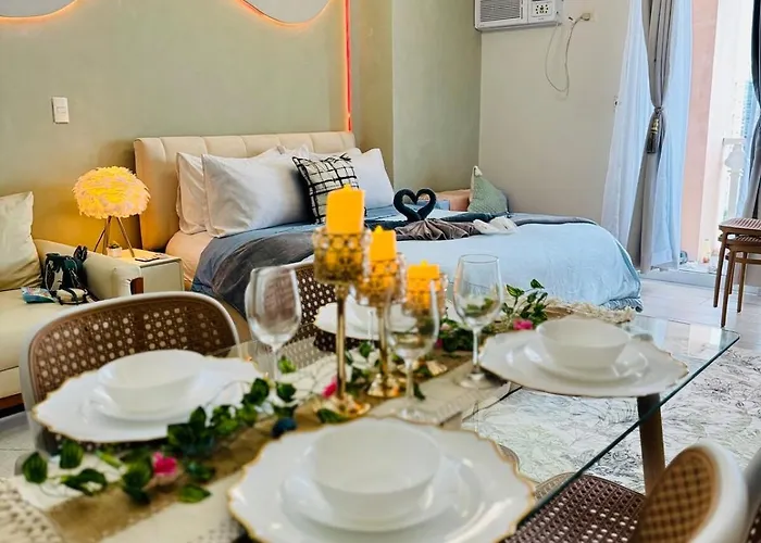 Venice Luxury Residences With Balcony Pool And Netflix Near Bgc *